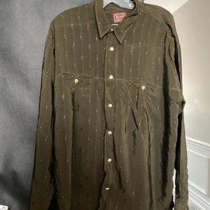 VINTAGE HUGO BOSS BUTTON DOWN MEN   SHIRT